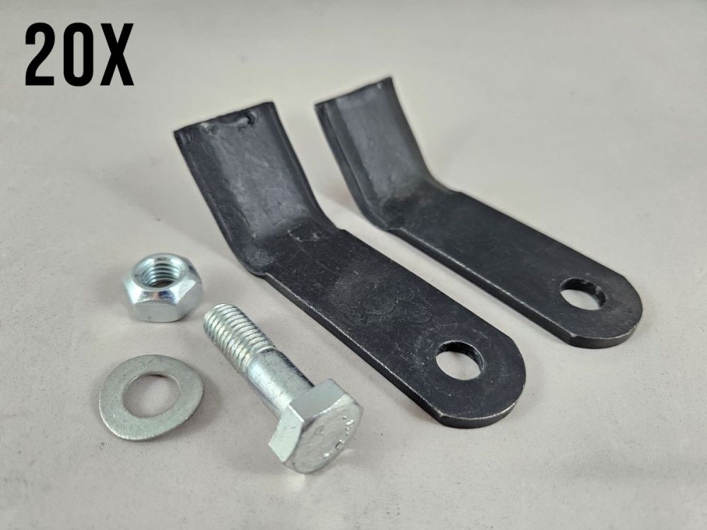 Schlegelmesser Satz 20 Stück für AS Motor 700 SM E11735 E11277 Ersatzmesser